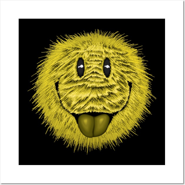 Ma fur smiley pet Wall Art by vectalex